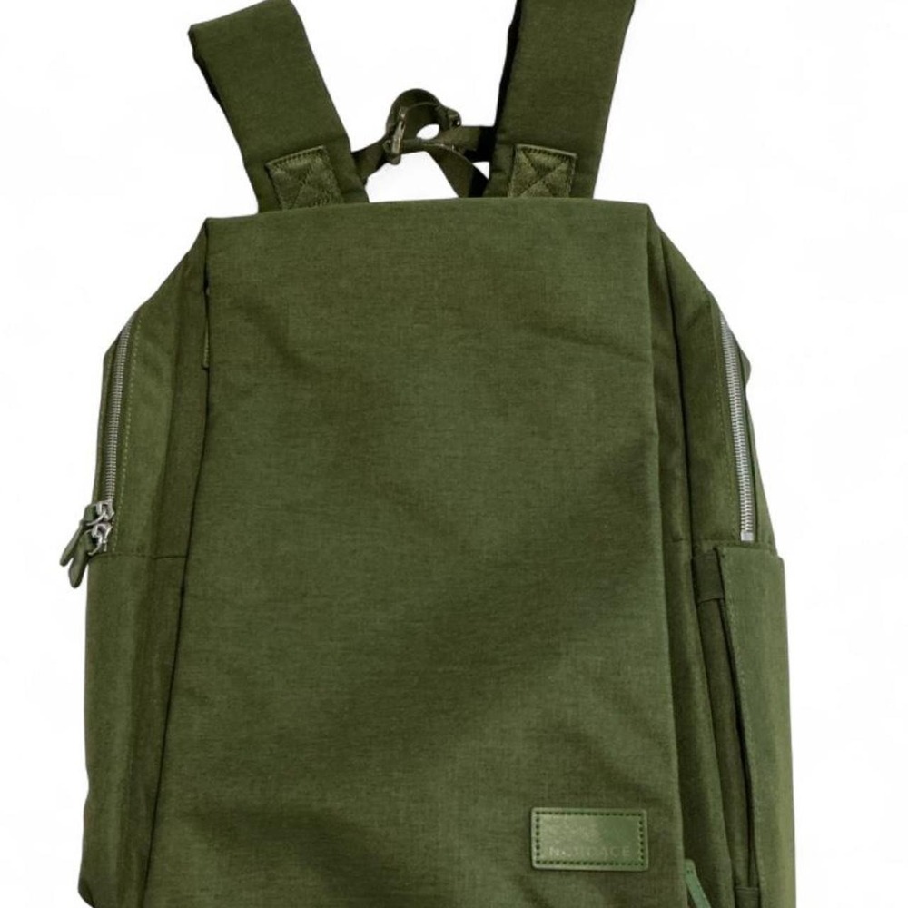 Nordace Siena Smart Backpack Unisex‎ OS Olive Green Excellent USB Laptop Travel